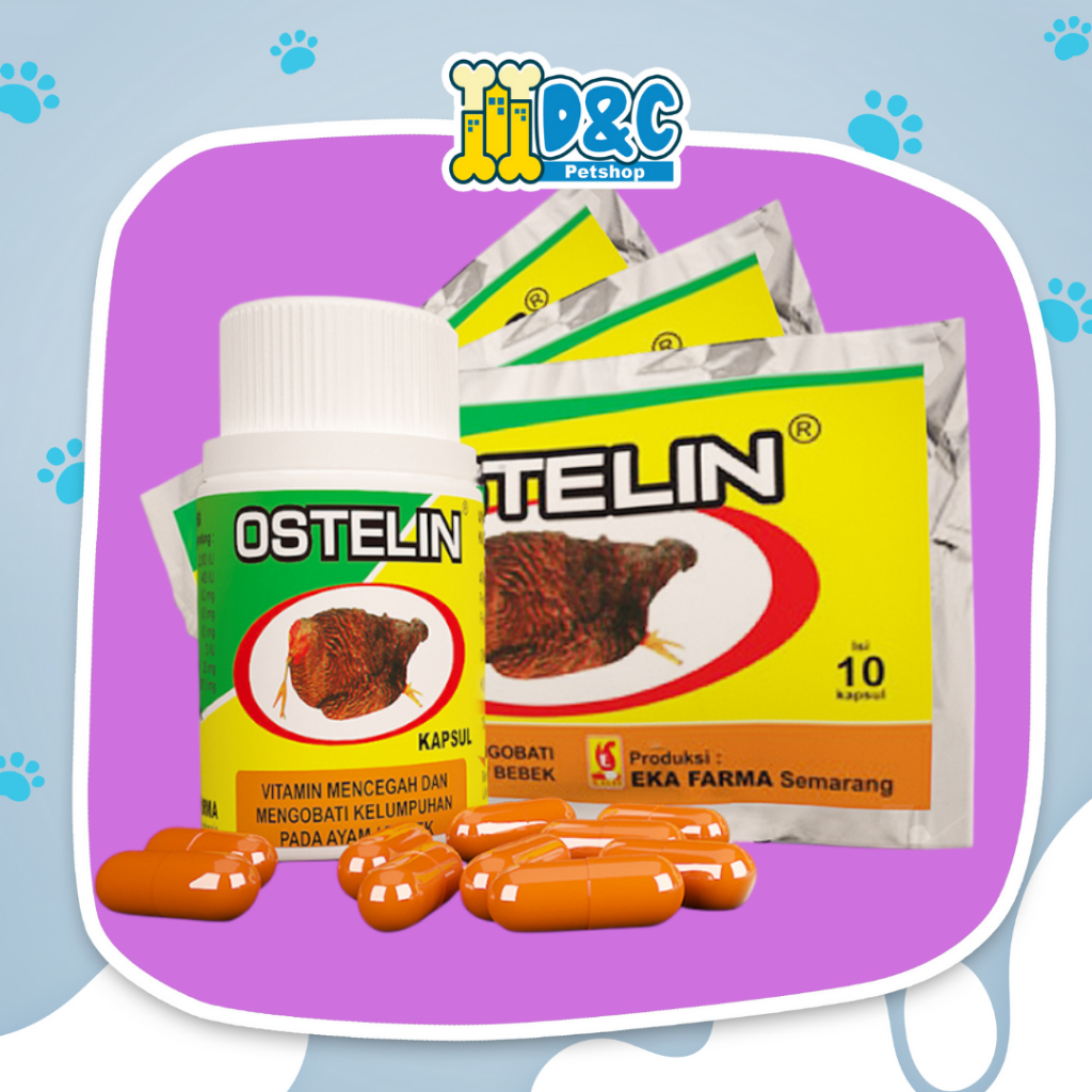 Ostelin Eka Farma obat cegah kelumpuhan pada ayam bebek unggas, obat lumpuh ayam, obat anti lumpuh