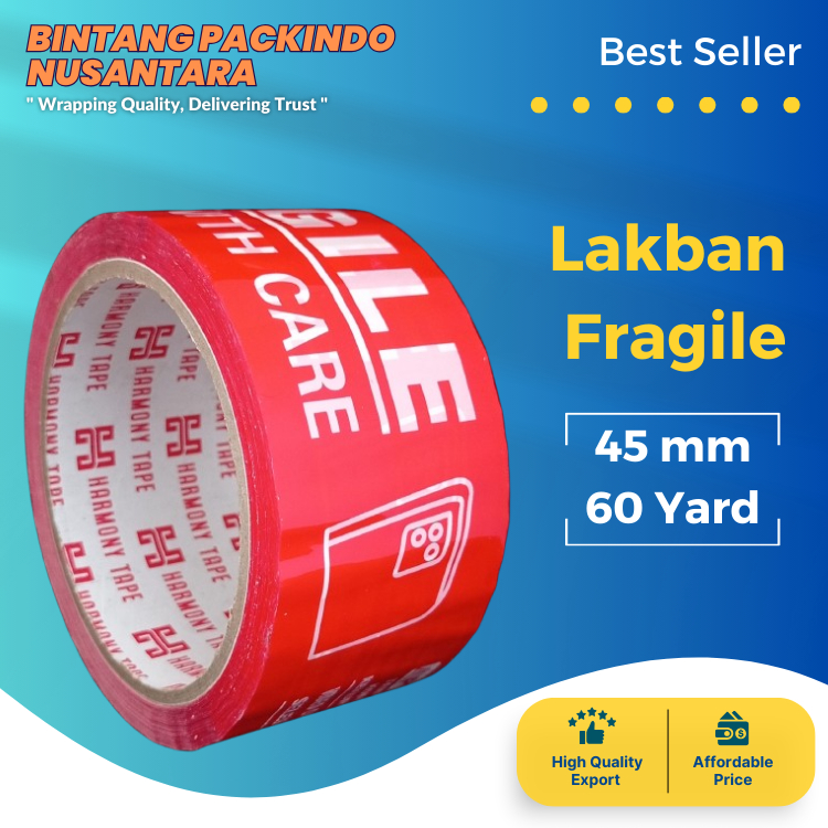 

Lakban Fragile Harmony Tape Video Unboxing 45 mm x 60 yard