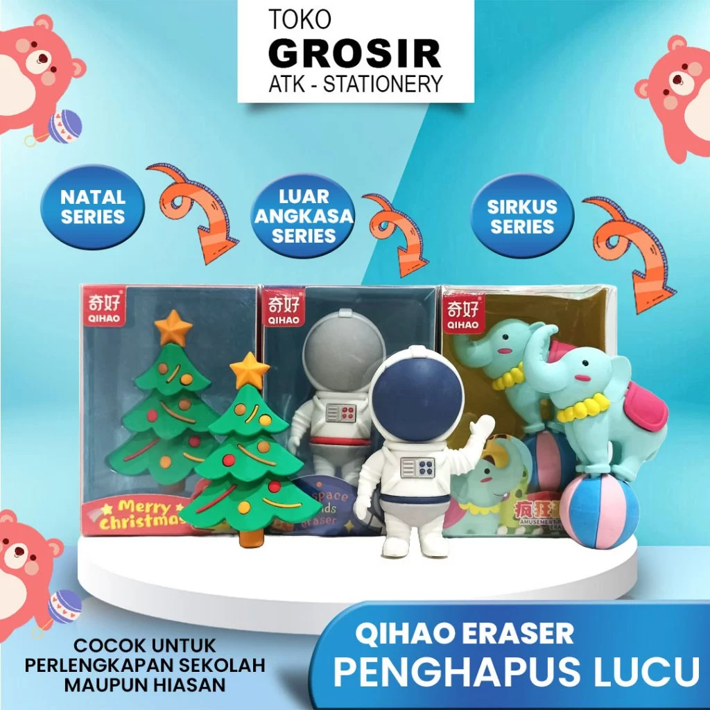 

(LIVE) PENGHAPUS LUCU KARET KARAKTER BONGKAR PASANG QIHAO