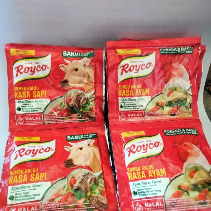 

royco renceng royco ayam royco sapi 8g penyedap rasa royco kaldu ayam