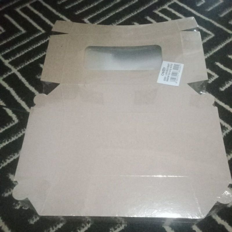 

Lunch Box Kraft Oakey 18x11x5 Window isi 100 Lembar / Lunch Box Coklat Ukuran M Jendela Praktis