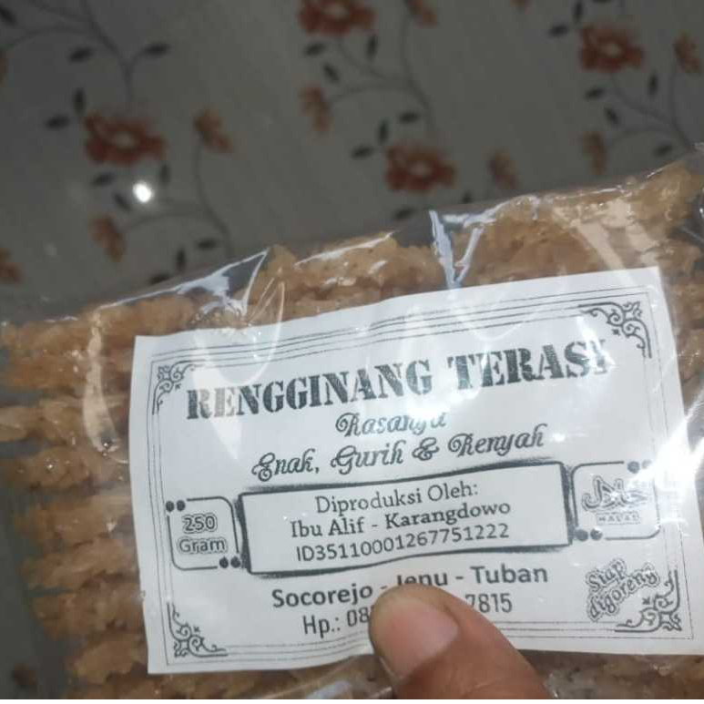 

RENGGINANG TERASI