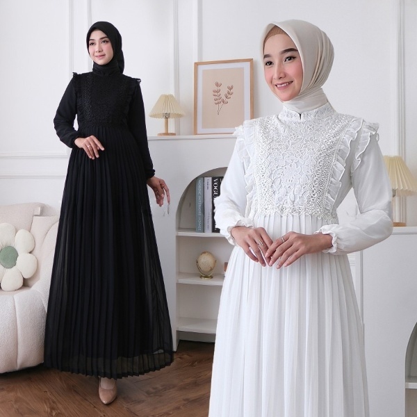 gamis terbaru gamis dewasa long dress premium gamis motif terbaru gamis pesta mewah elegan gamis hit
