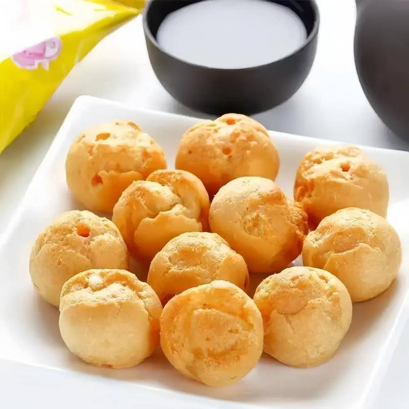 

Snack Soes Coklat 500g/1kg Parcel Lebaran Idul Fitri Camilan Makanan Kue Sus Kering lsiCoklat Soes