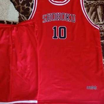 Jersey basket shohoku Sakuragi/ SETELAN Jersey Slam dunk shohoku
