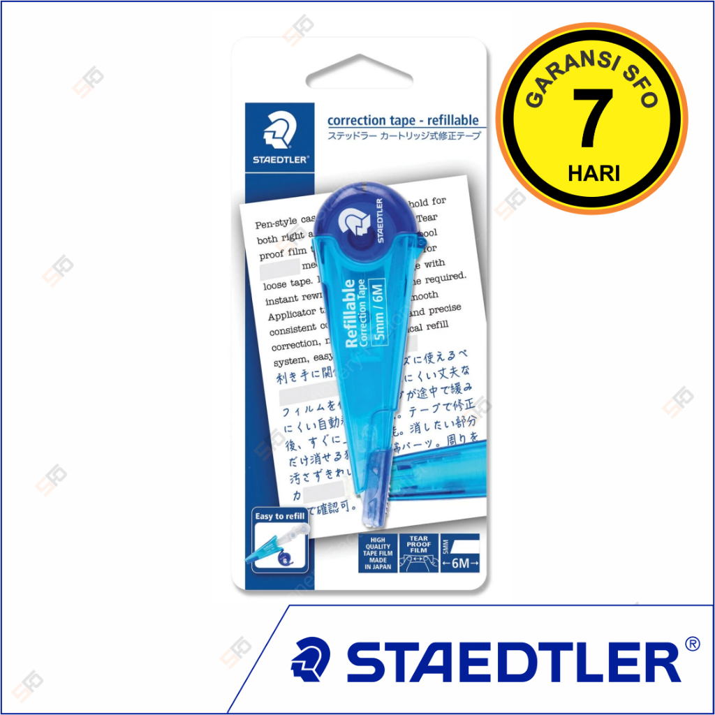 

Staedtler Reffilable Correction Ready Tiga Warna