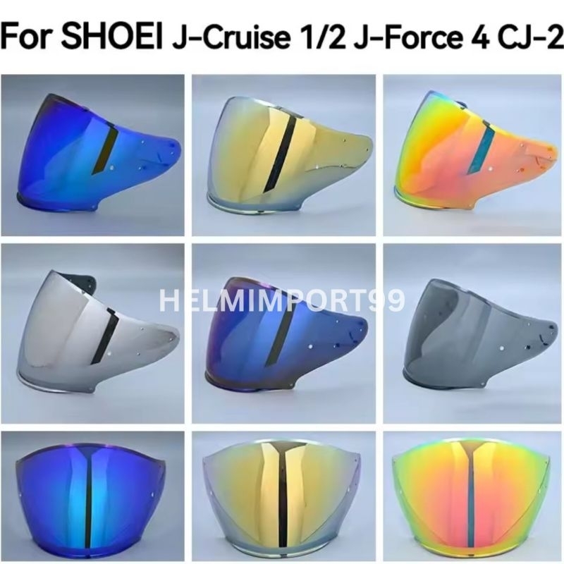 VISOR SHOEI HALF FACE J CRUISE IRRIDIUM