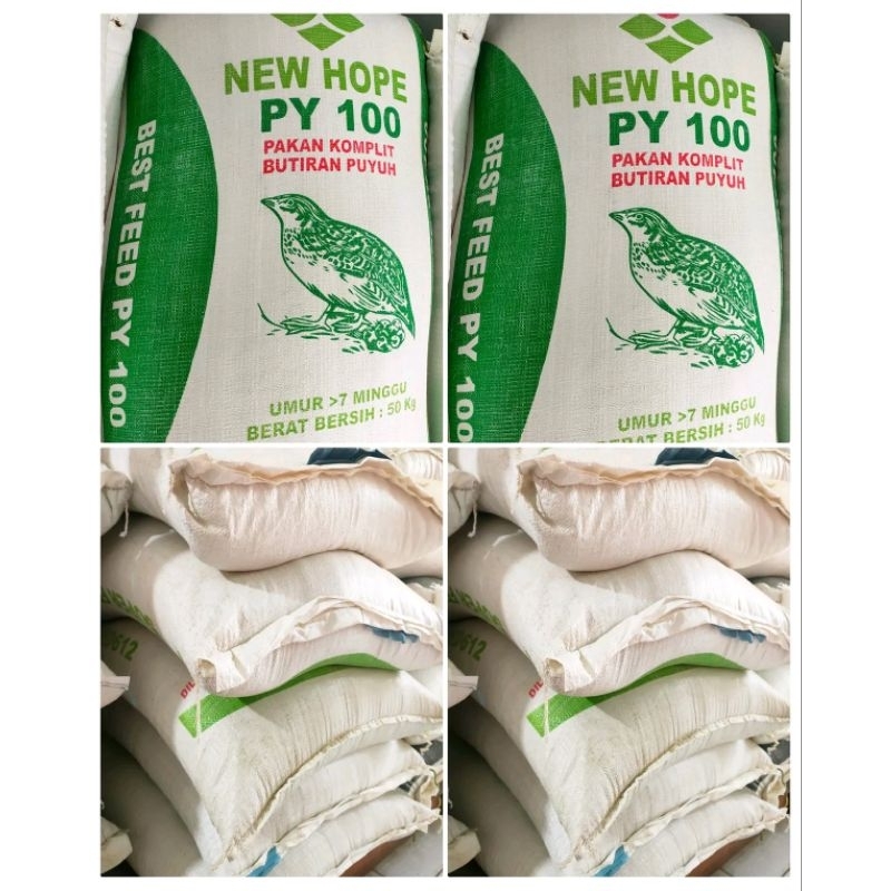 New hope Py 100 pur pakan puyuh petelur sekilo