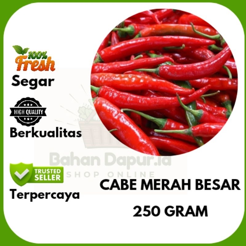 

CABE MERAH BESAR | 250 GRAM | Bahan Dapur. id