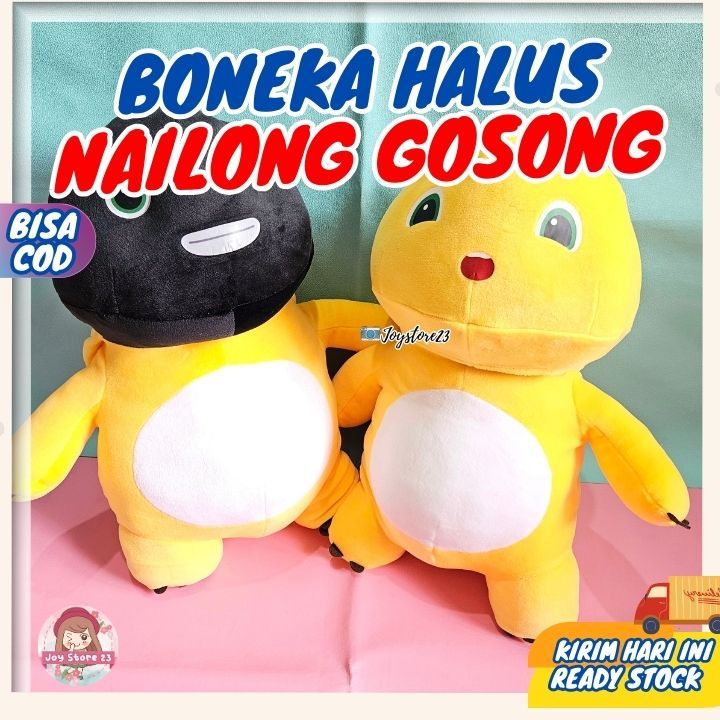 Boneka Nailong/ Ganci Boneka Nailong/ Gantungan Kunci Nailong/ Boneka Dino Kuning