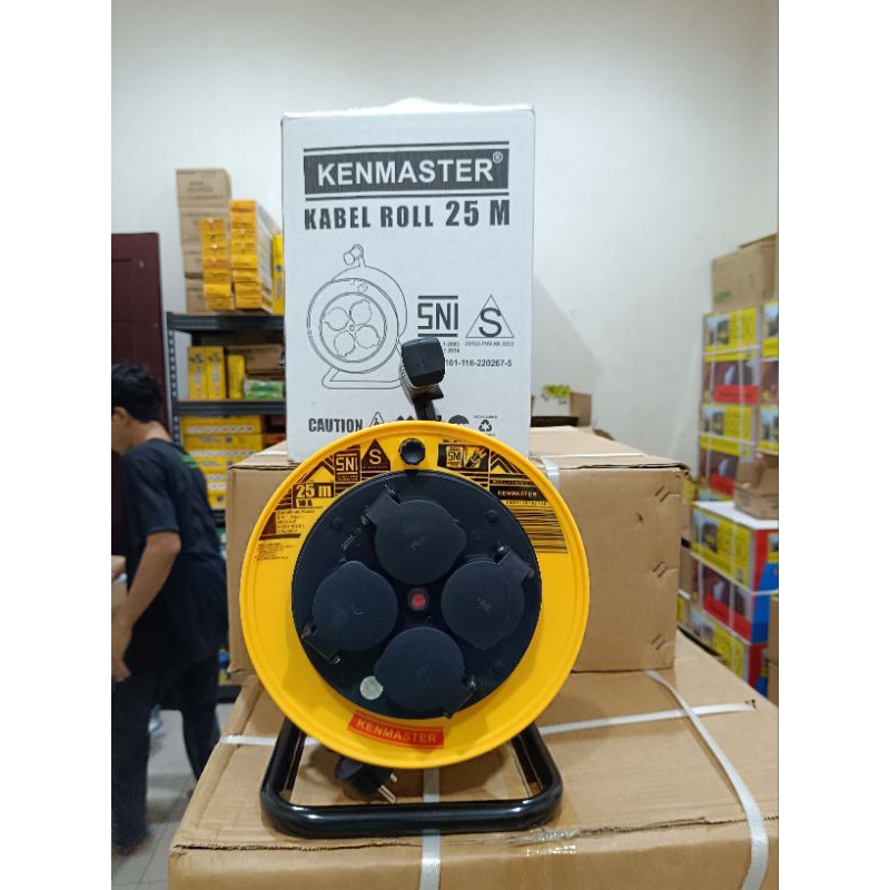 Kabel Roll Kenmaster 25 Meter Sni / Kabel Roll Kenmaster Sni