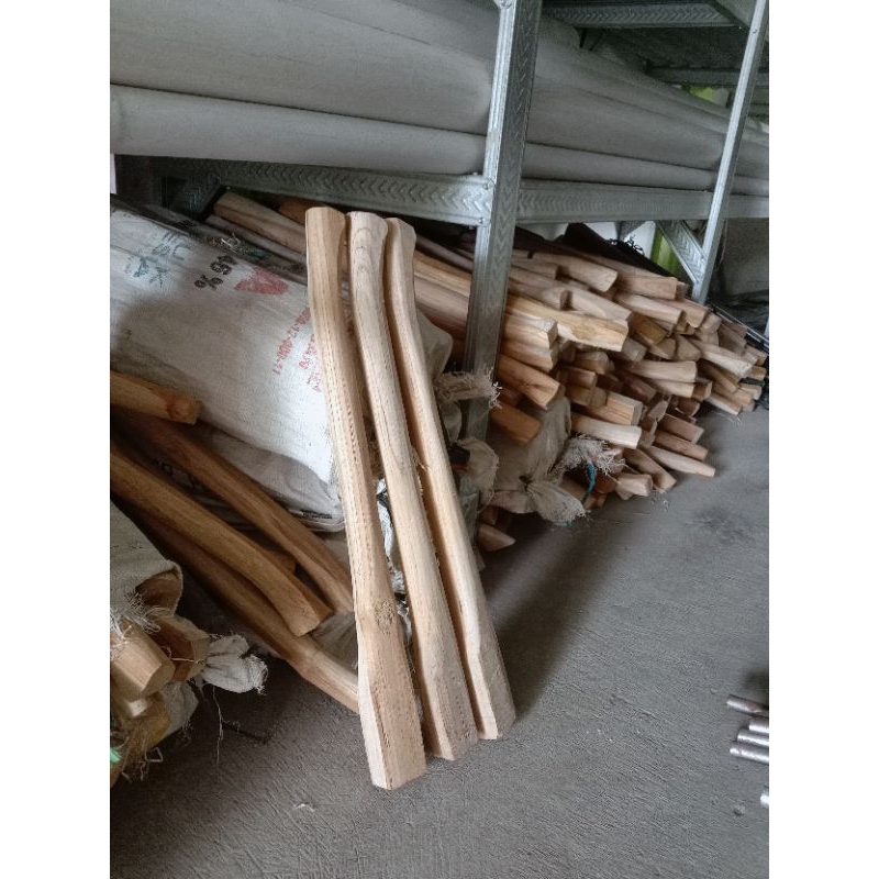 Gagang cangkul asli kayu jati/doran cangkul asli kayu jati super