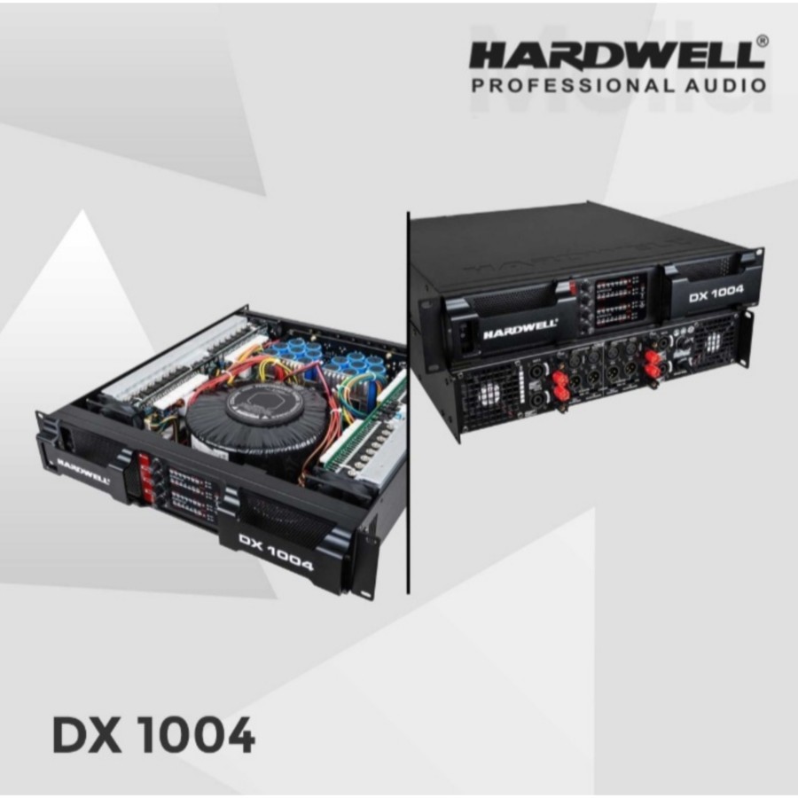 POWER AMPLIFIER MIXER HARDWELL DX 1004 4CHANNEL ORIGINAL