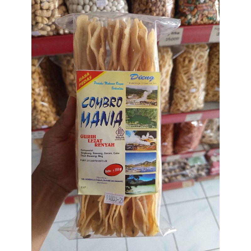 

keripik olahan singkong combro khas dieng 250gr