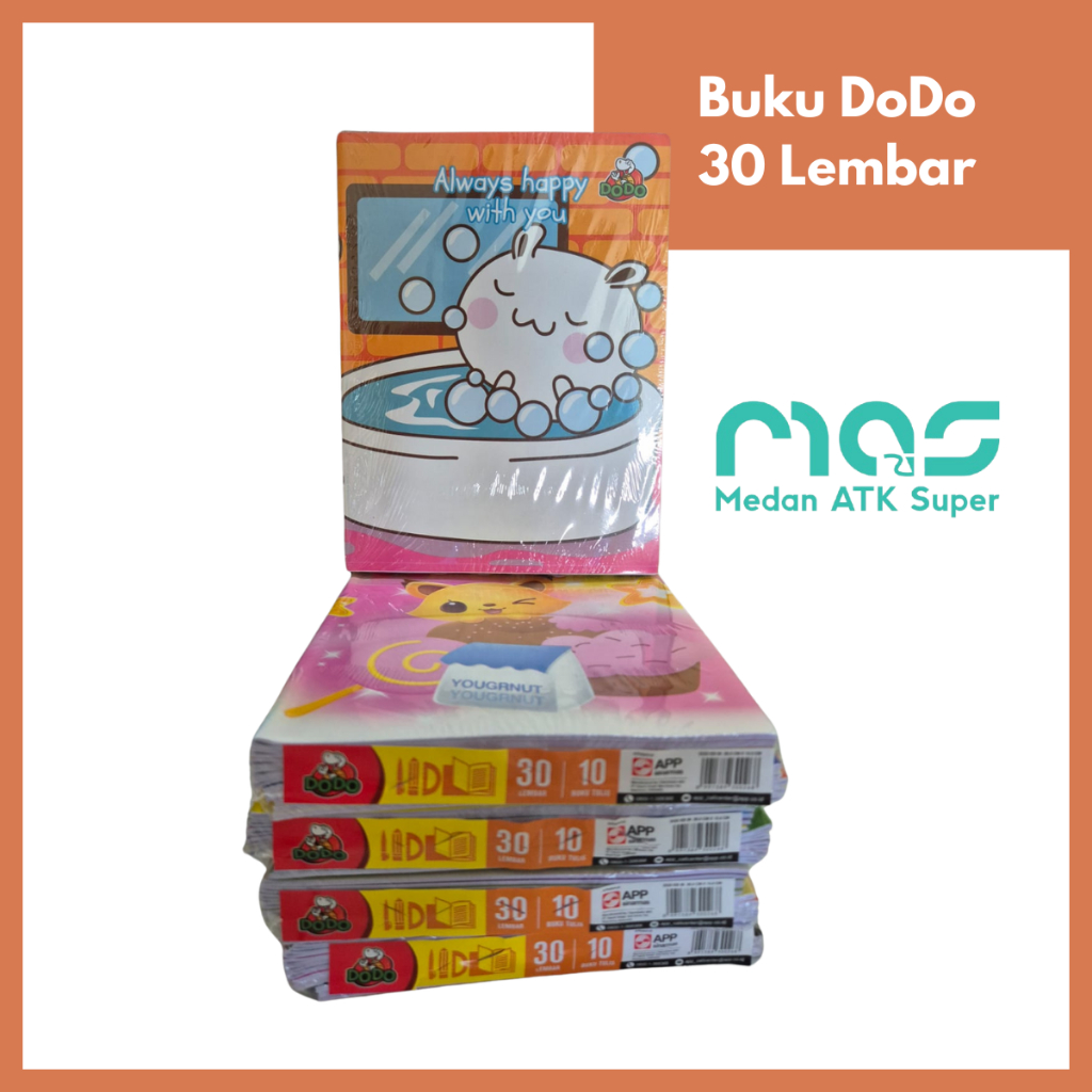 

1 BUKU TULIS DODO [30 Lembar] [Medan ATK Super]