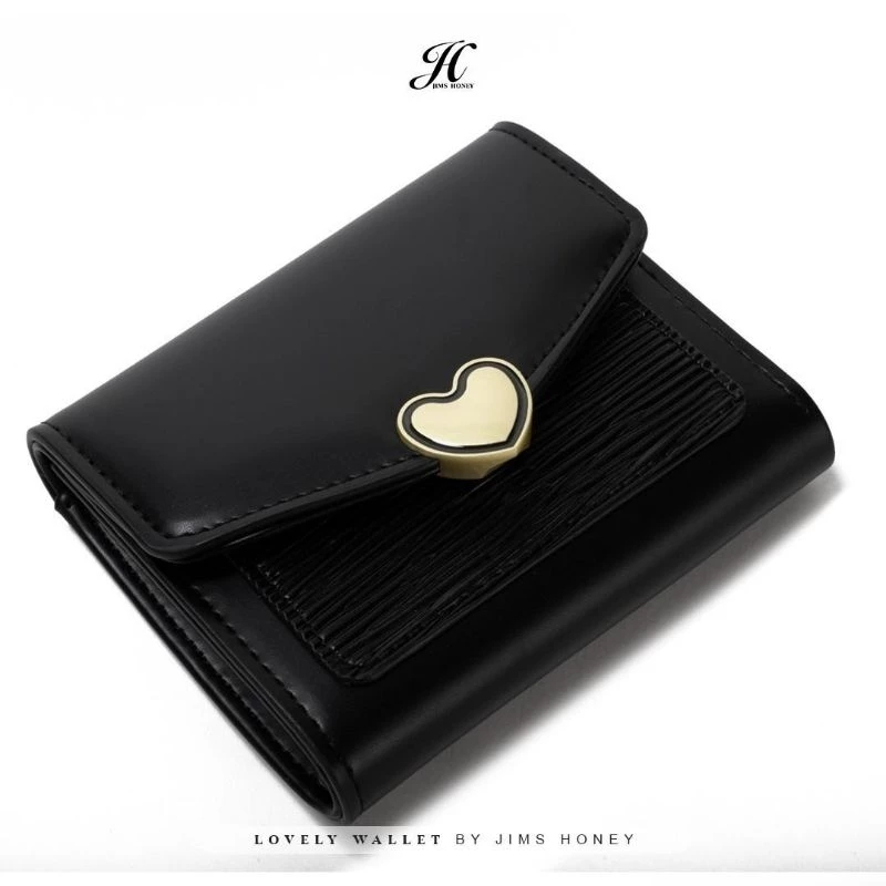 LOVELY WALLET JIMS HONEY ORI DOMPET KECIL WANITA LIPAT TIGA DOMPET CEWEK FASHION