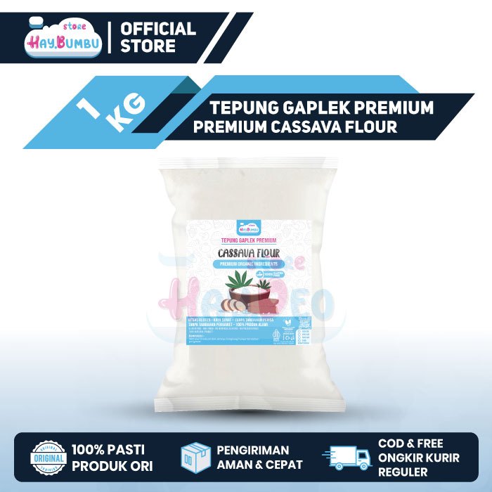 

[1 KG] Tepung Tiwul/Tepung Gaplek/Tepung Mocaf Premium Berkualitas Asli Singkong 100%