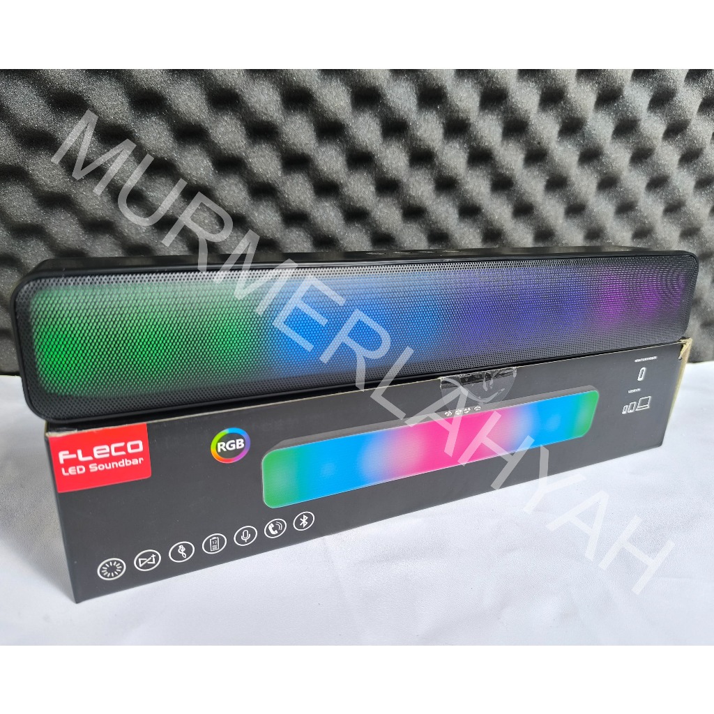 Speaker FLECO / Speaker Wireless F-920 LED Speaker Panjang Full Bass 2000mAH