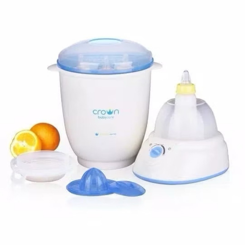 Crown Digital 6 in 1 Steril Botol Multifungsi/ Steril Botol Susu Bayi