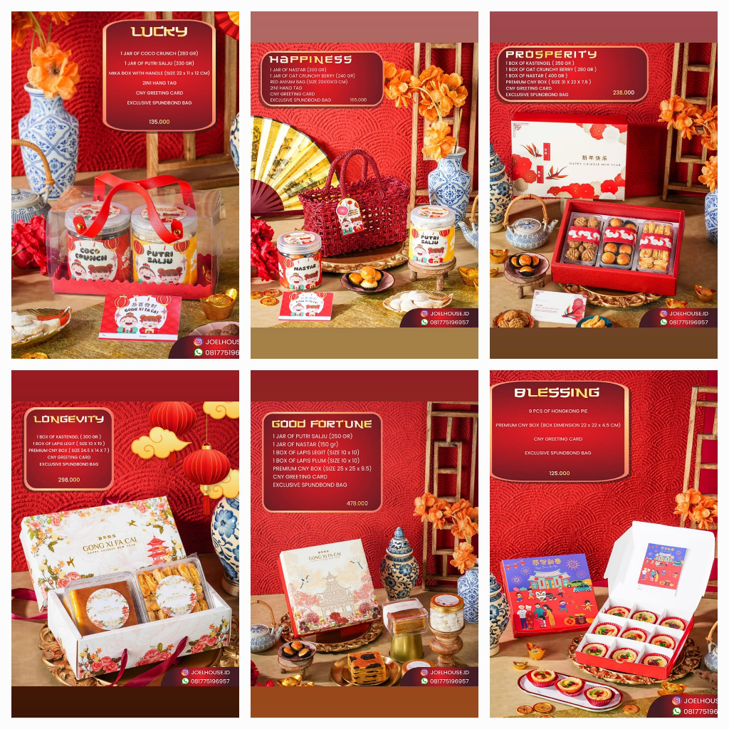 

(JOELHOUSE)HAMPERS IMLEK CNY/BINGKISAN IMLEK CNY/KADO IMLEK CNY/IMLEK CNY HAMPERS COOKIES KUE KERING