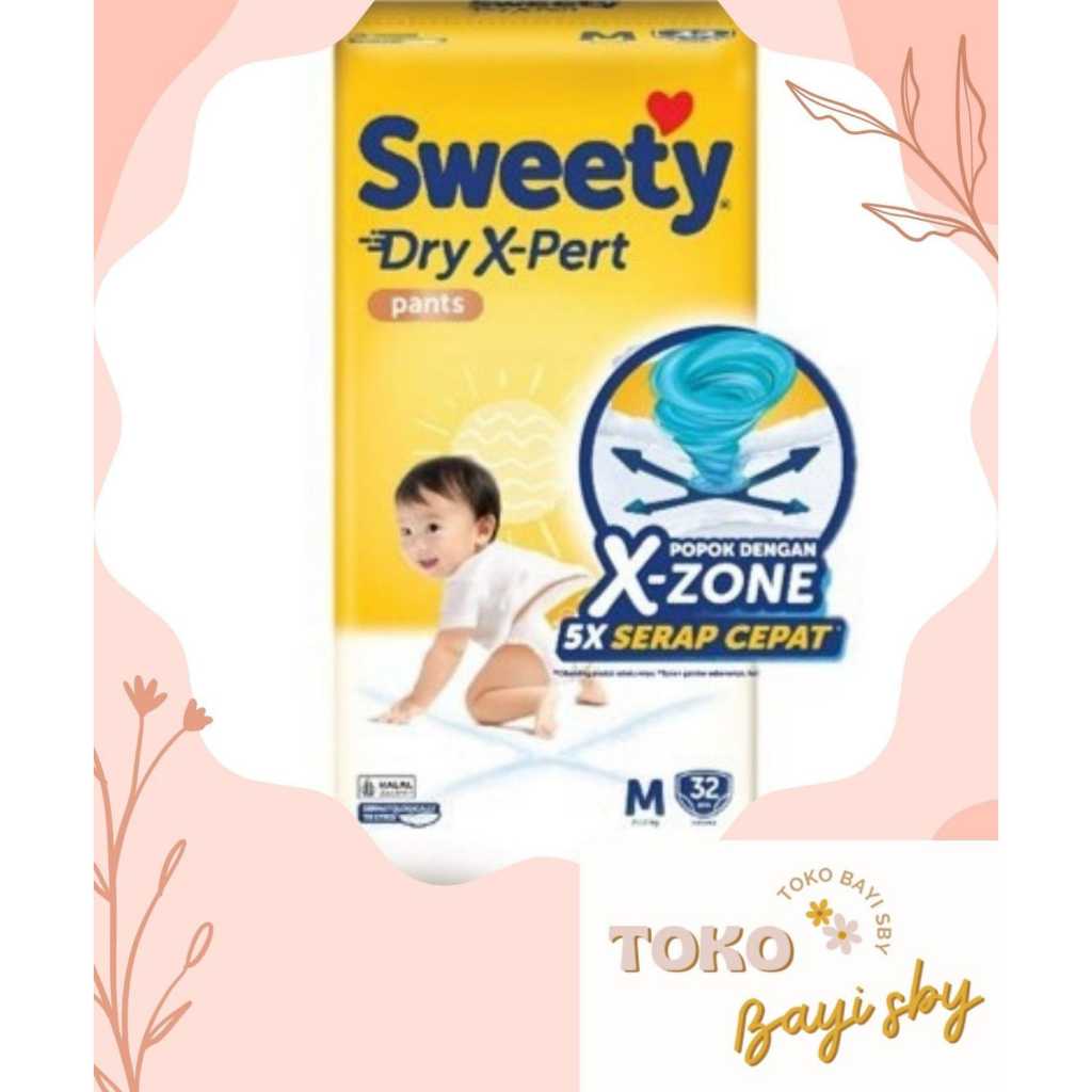 Pampers Sweety Bronze M32 / Sweety pants M32 / Sweety Celana M32