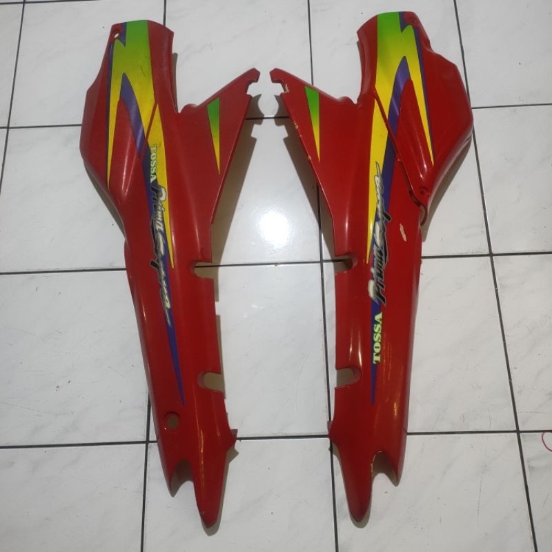COVER BODY SUPRA X100 SUPRA LAMA ORIGINAL TOSSA BAHAN GADING