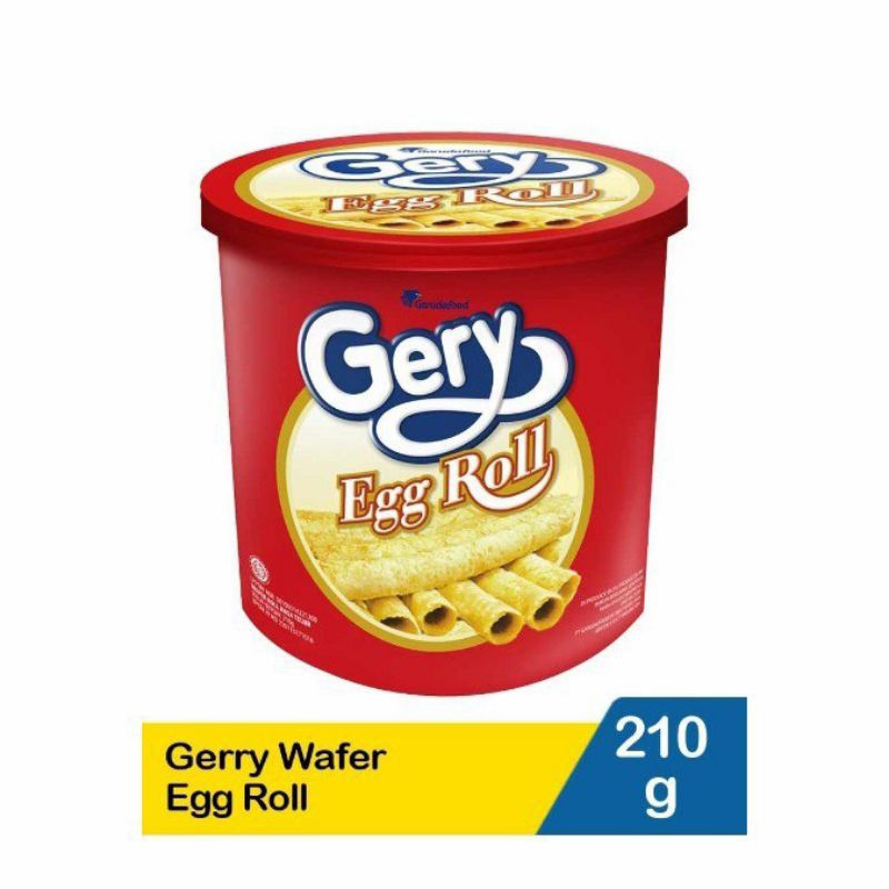 

Gerry egg Roll 210g toples murah Gery wafer Gery roll