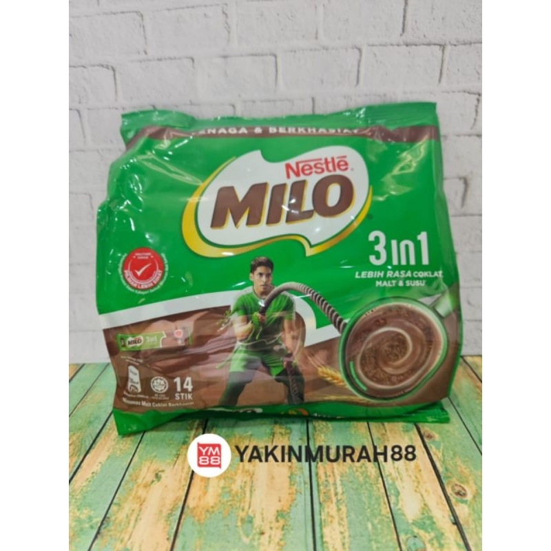 

MILO 3in1 ACTIV-GO 14 Stik Original Malaysia