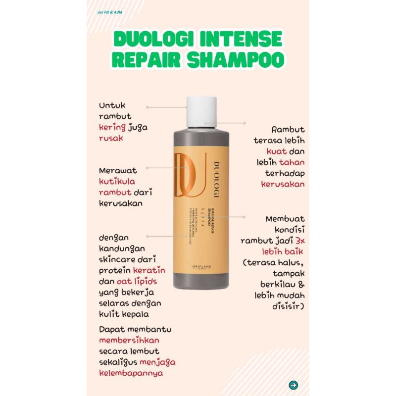 44950 DUOLOGI intense repair shampo