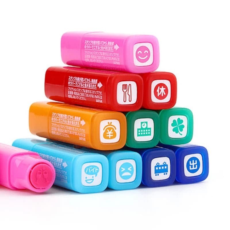 

Pilot Frixion Stamp / Erasable for Journal / Diary / Planner - Stempel motif yg dapat dihapus
