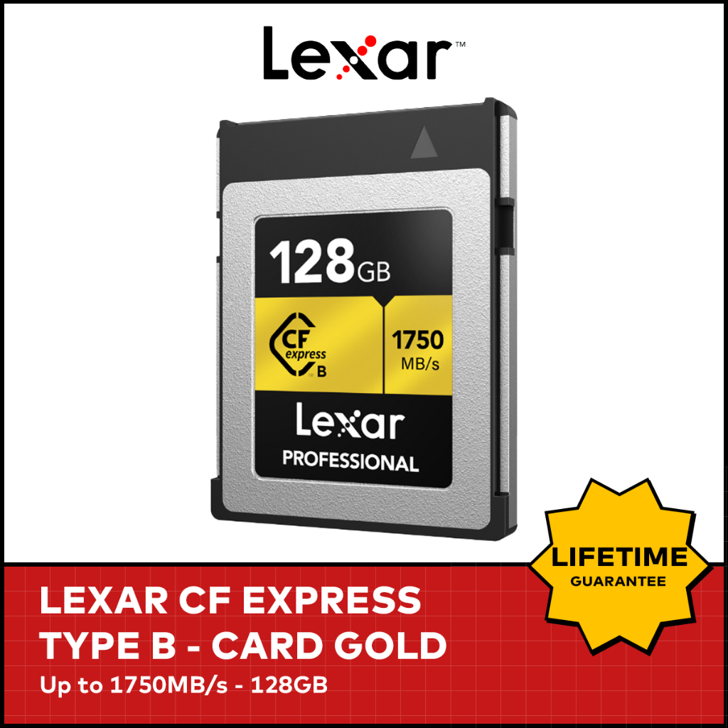 Lexar Professional CFexpress Type B card Gold 1750MB/s - 128GB