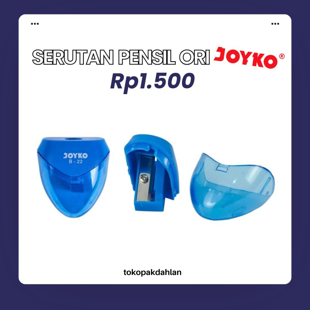 

Sharpener Rautan Serutan Joyko B-22 Harga 1 Pcs