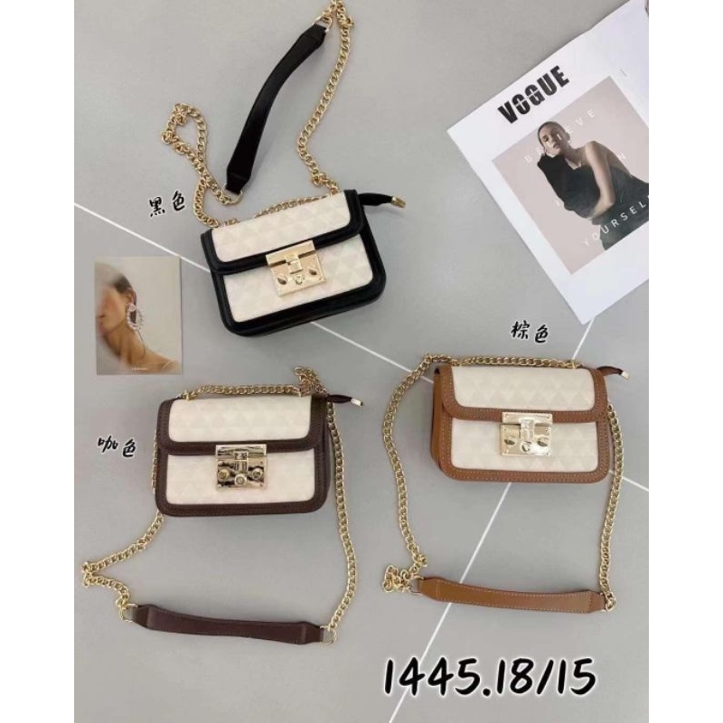 Tas selempang Wanita Tali Model Rante