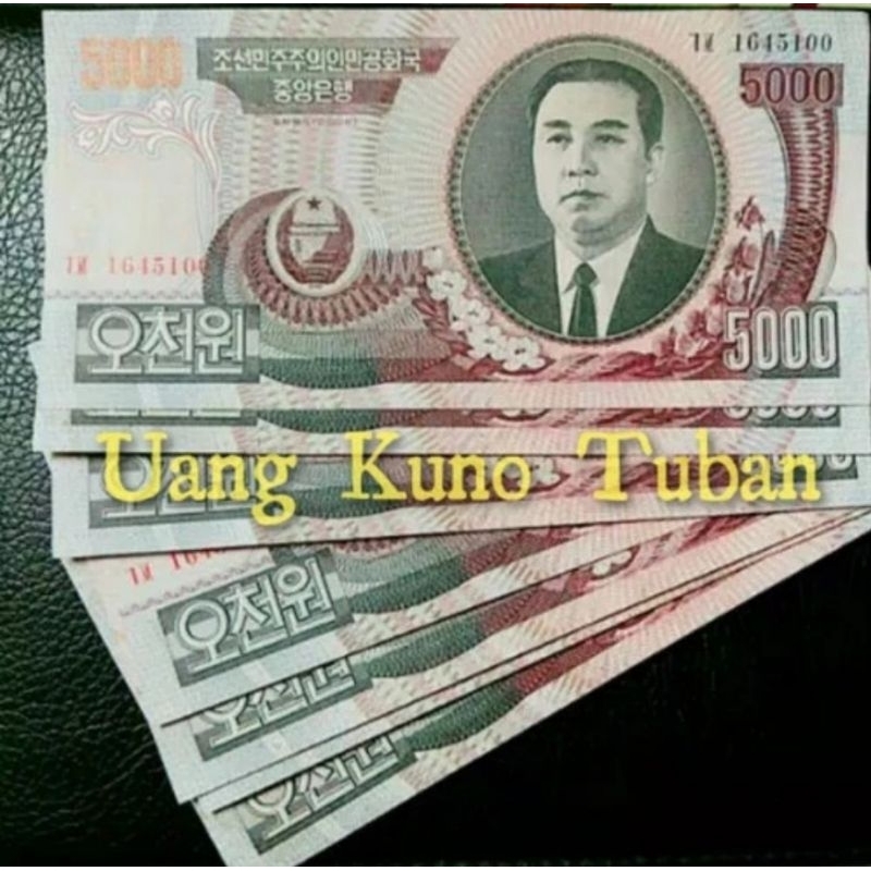 Uang Kuno 5000 Won Korea Utara