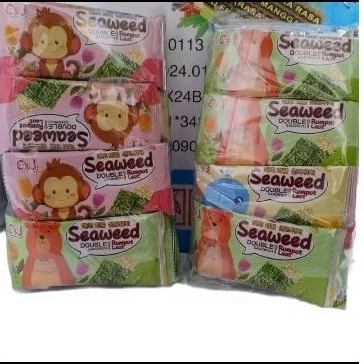 

C&J Double Sandwich Nori Rumput Laut isi 20 pcs