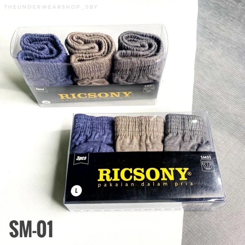 CD / Celana Dalam Pria RicSONY SM01 [3pcs]