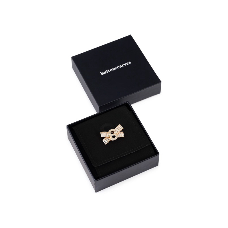 BUTTONSCARVES - PETITE BOW BROOCH