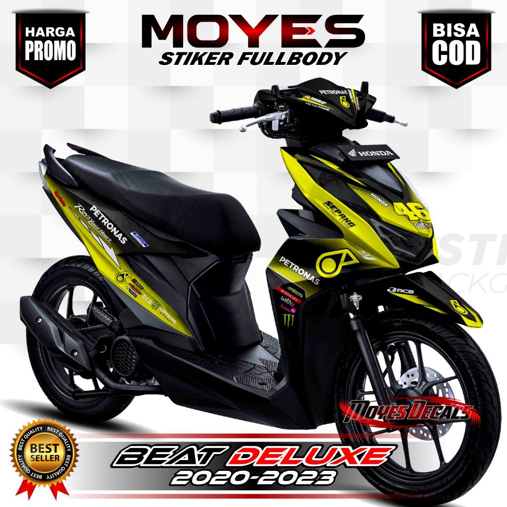 (anti Fanas ) Decal Beat CBS 2023 // Decal Beat ISS 2021 // Stiker Beat Deluxe Full Body Petronas