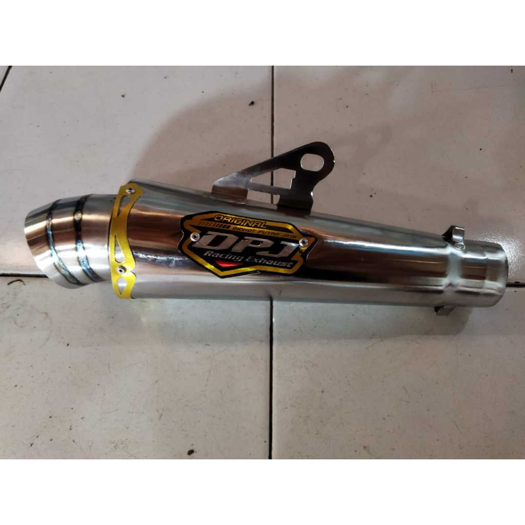 Slincer knalpot dpj sarangan setengah suara helikopter jigsaw keong blue / cacing