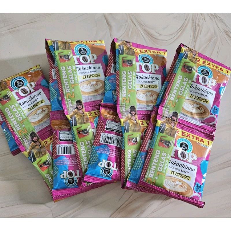 

0TOP COFFEE GULA AREN 22G ISI 15 SACHET ,PER RENTENG
