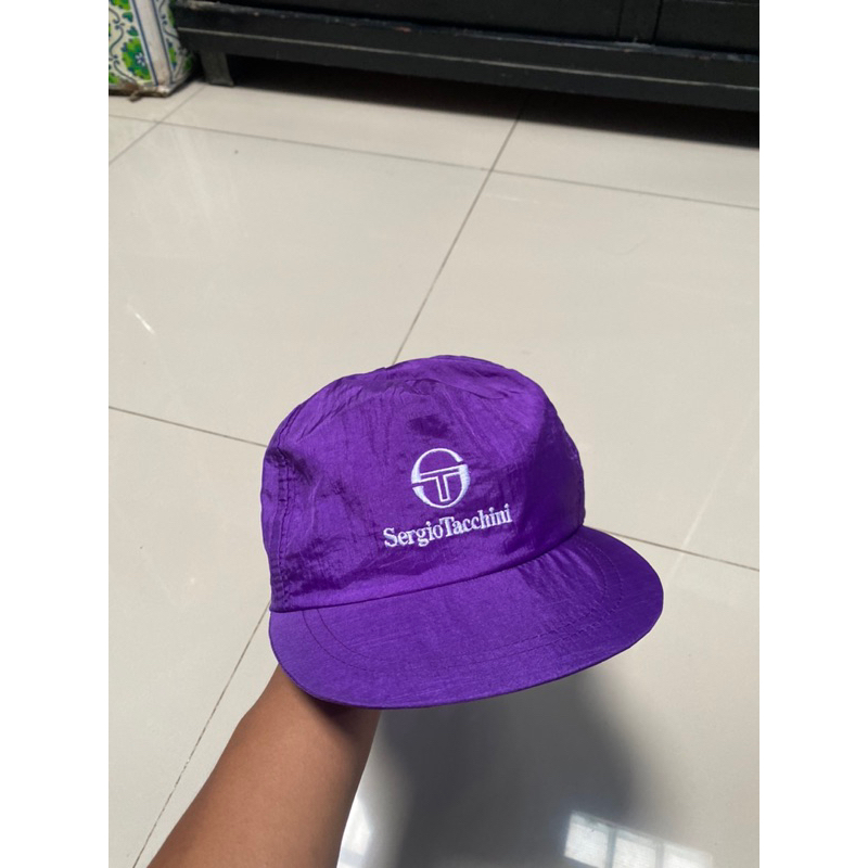 Topi Sergio Tacchini Ungu Nylon