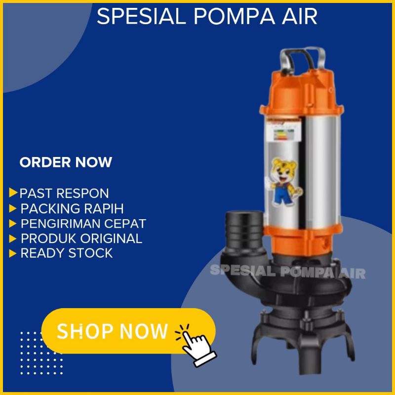 Pompa celup air kotor SPV-1500/STNJ 3inch pompa celup air kotor termurah