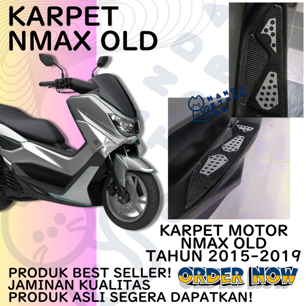 Karpet Nmax Pijakan Kaki Nmax OLD 2015 - 2019 Bordes Karpet Premium