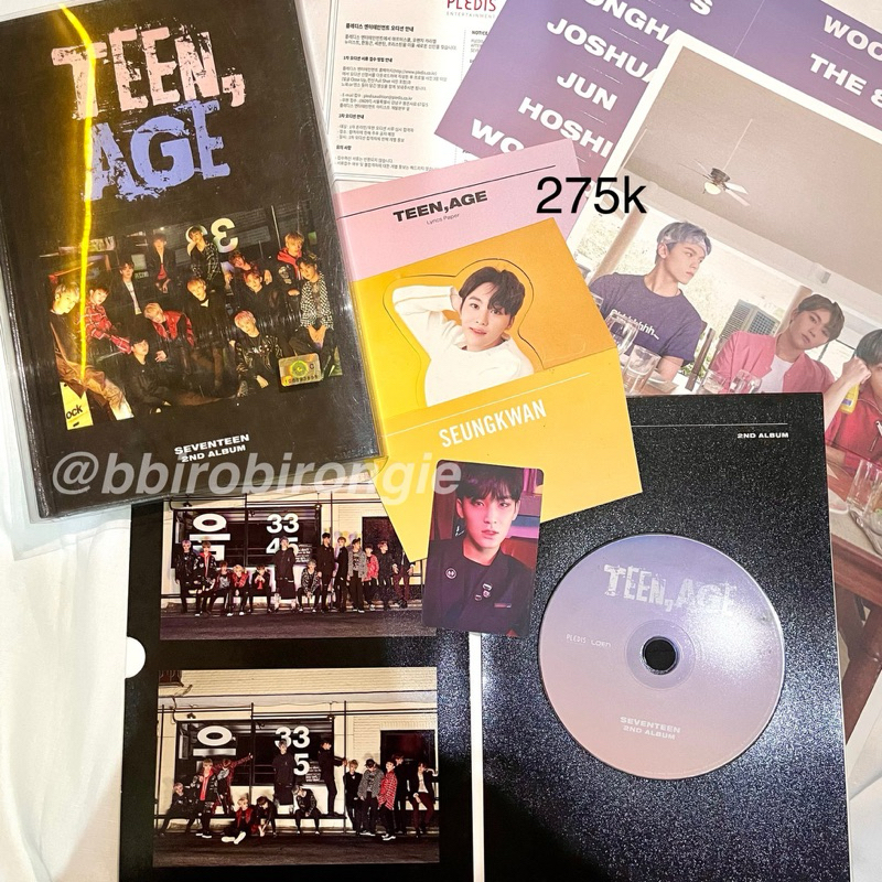 SVT SEVENTEEN 2ND ALBUM TEEN AGE RS VER [UNSEALED] PC MINGYU