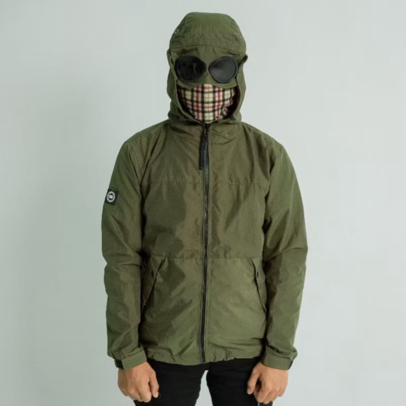 TROUBLEMAKER GOGGLE JACKET - BLITZKRIEG OLIVE - GOGGLE JACKET - OUTDOOR JACKET - CASUAL JACKET