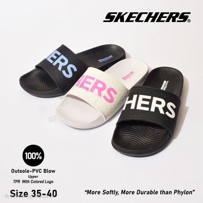 PROMO RAMADHAN SANDAL SKECHER SANDAL WANITA SANDAL SANTAI SLOP KEKINIAN SANDAL SK HYPER