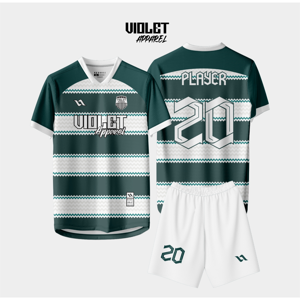 Jersey Futsal / Baju Bola Custom Full Printing Bisa Satuan