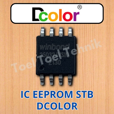 IC EEPROM STB DCOLOR / IC EPROM SET TOP BOX TV DIGITAL D COLOR