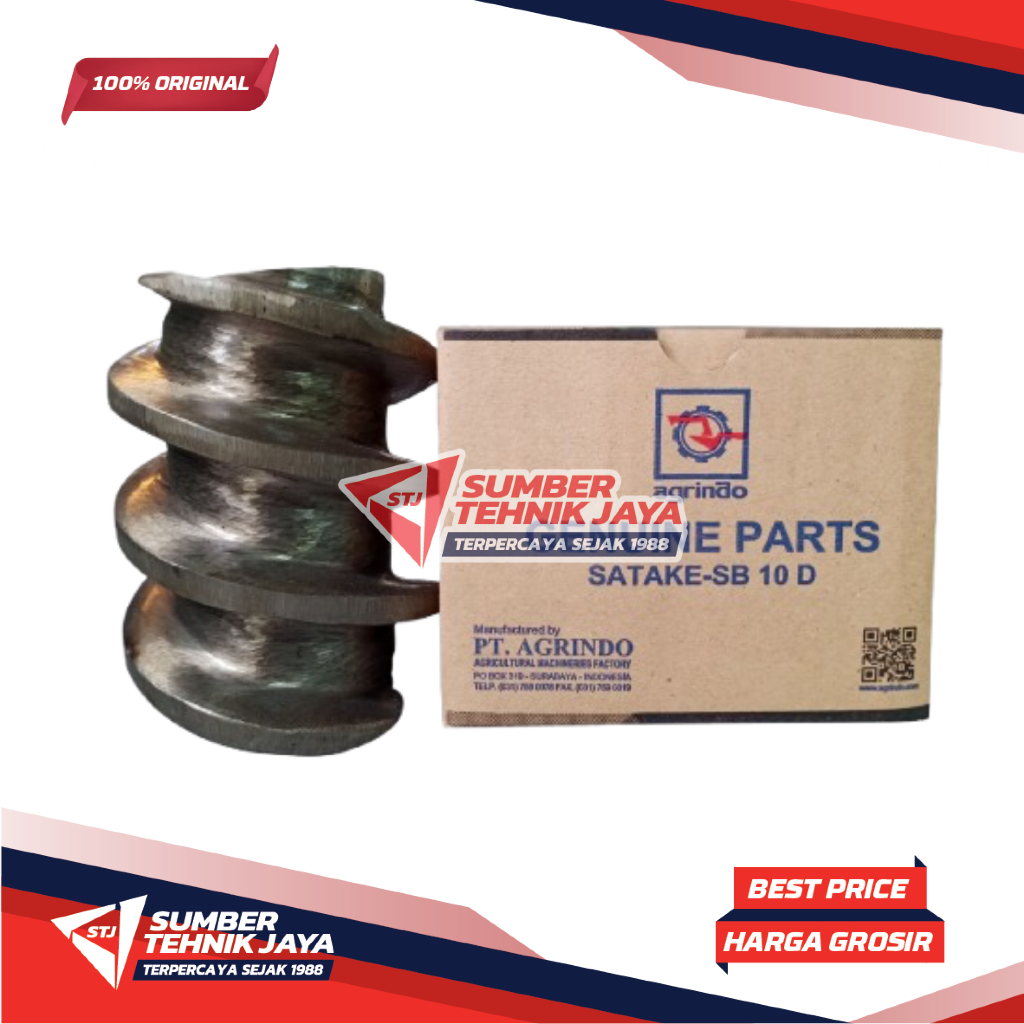 original agrindo Screw Iron Roll SATAKE SB10D Premium