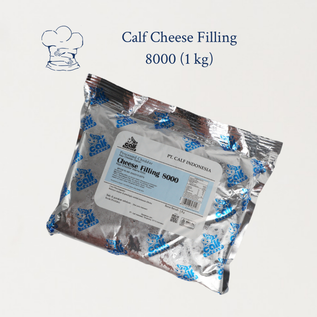 

Calf Filling Cheese 8000/Filing Keju/Keju Chedaar Olahan 1kg